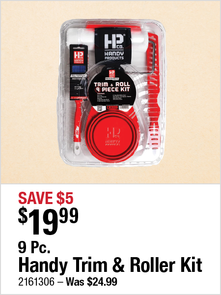 9 Pc. Handy Trim & Roller Kit